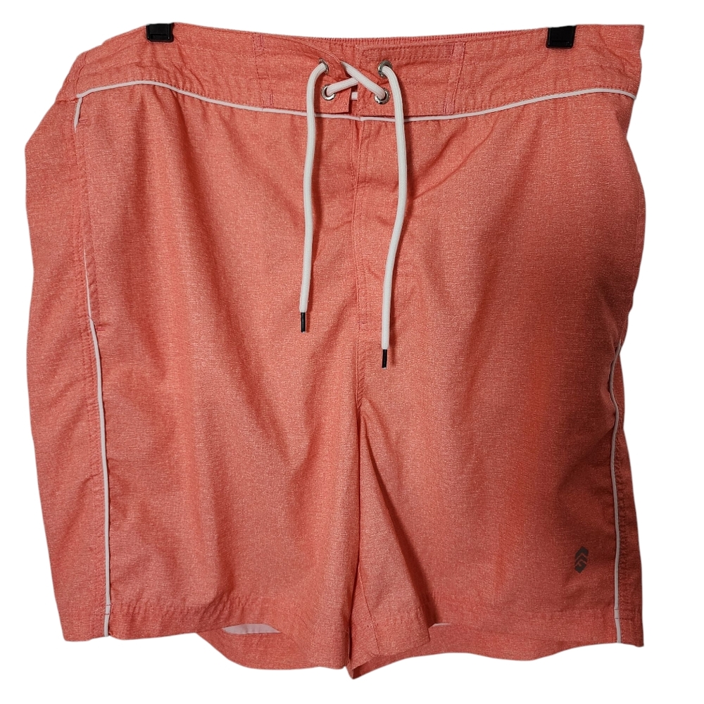 Free Country Men's‎ Coral Stretch UPF+ Swim Trunks Size Large
